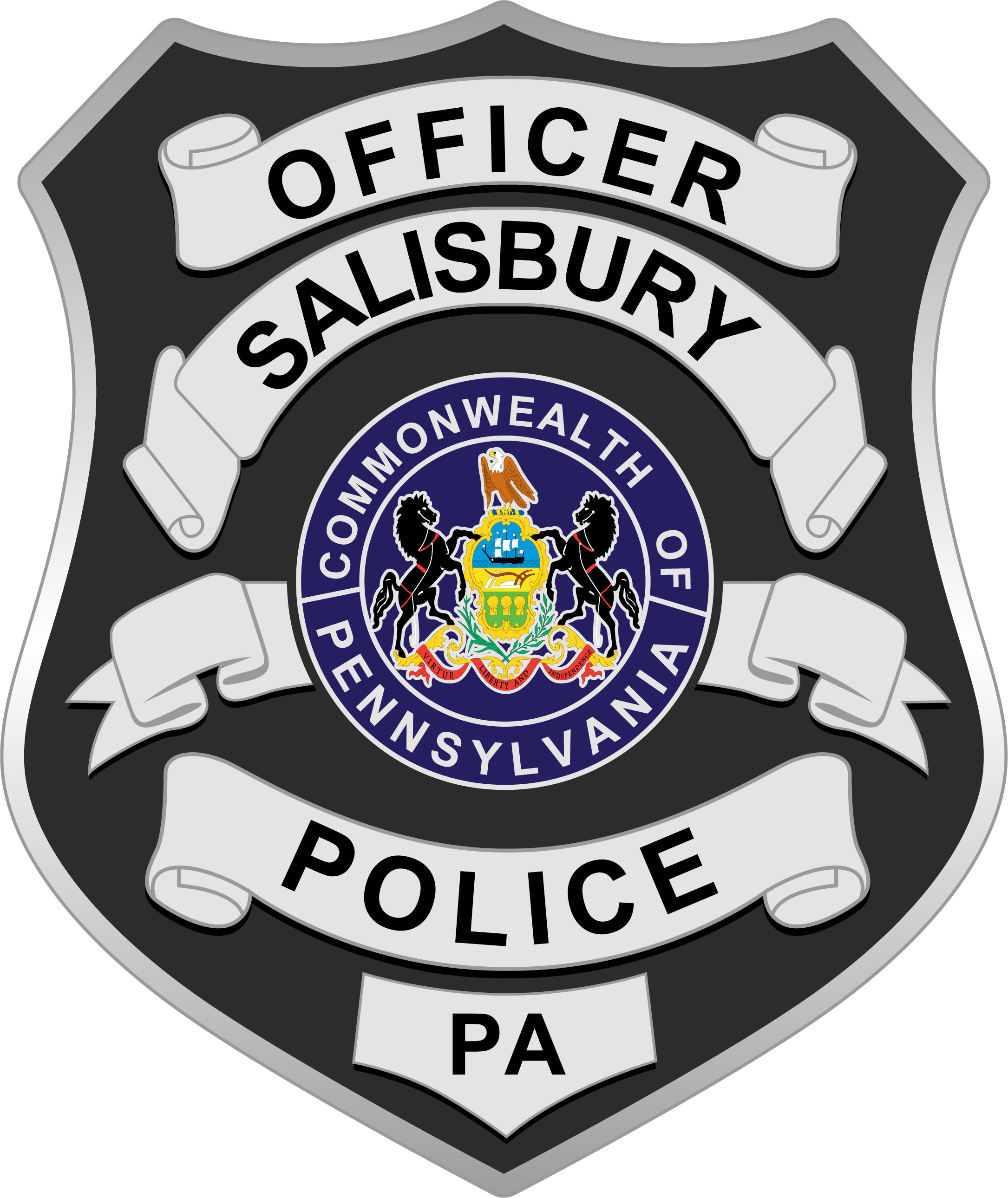 Illustration of the Salisbury Township Pennsylvania Police Department's Official Badge